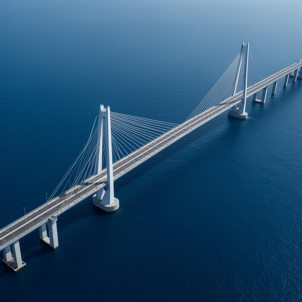 Modern infrastructure bridge