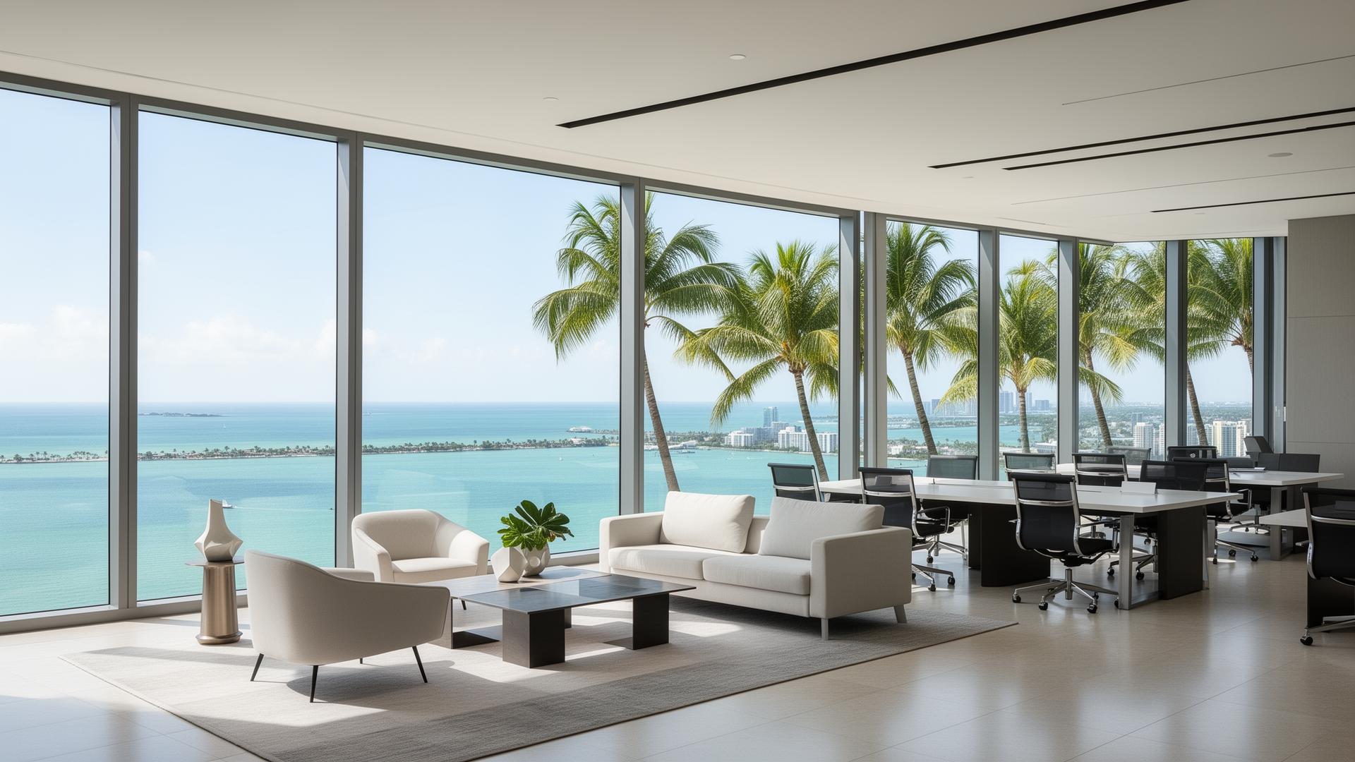 Modern office space in Miami