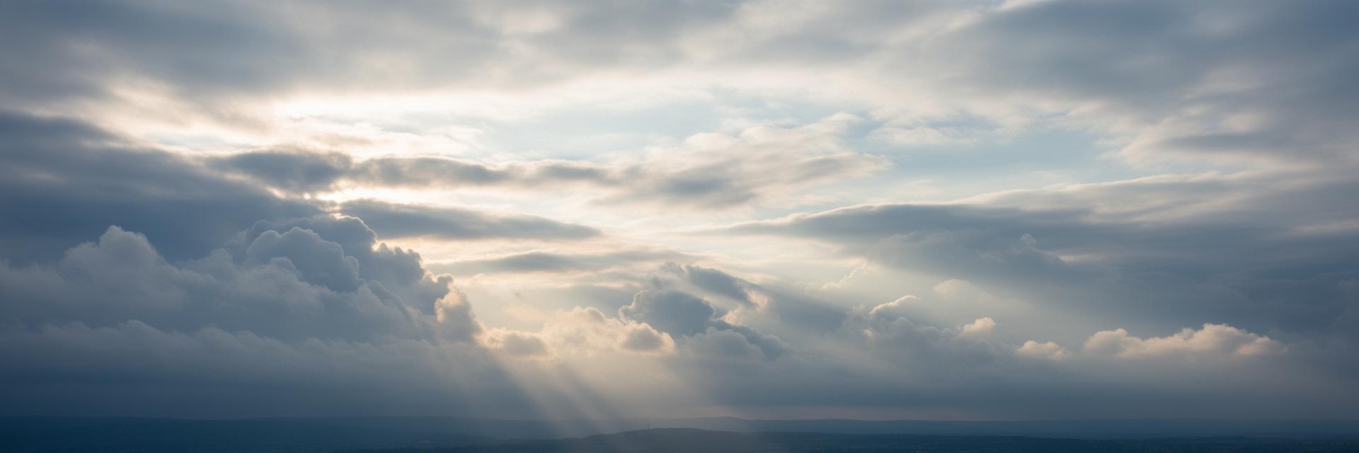 Dramatic sky representing vision and mission